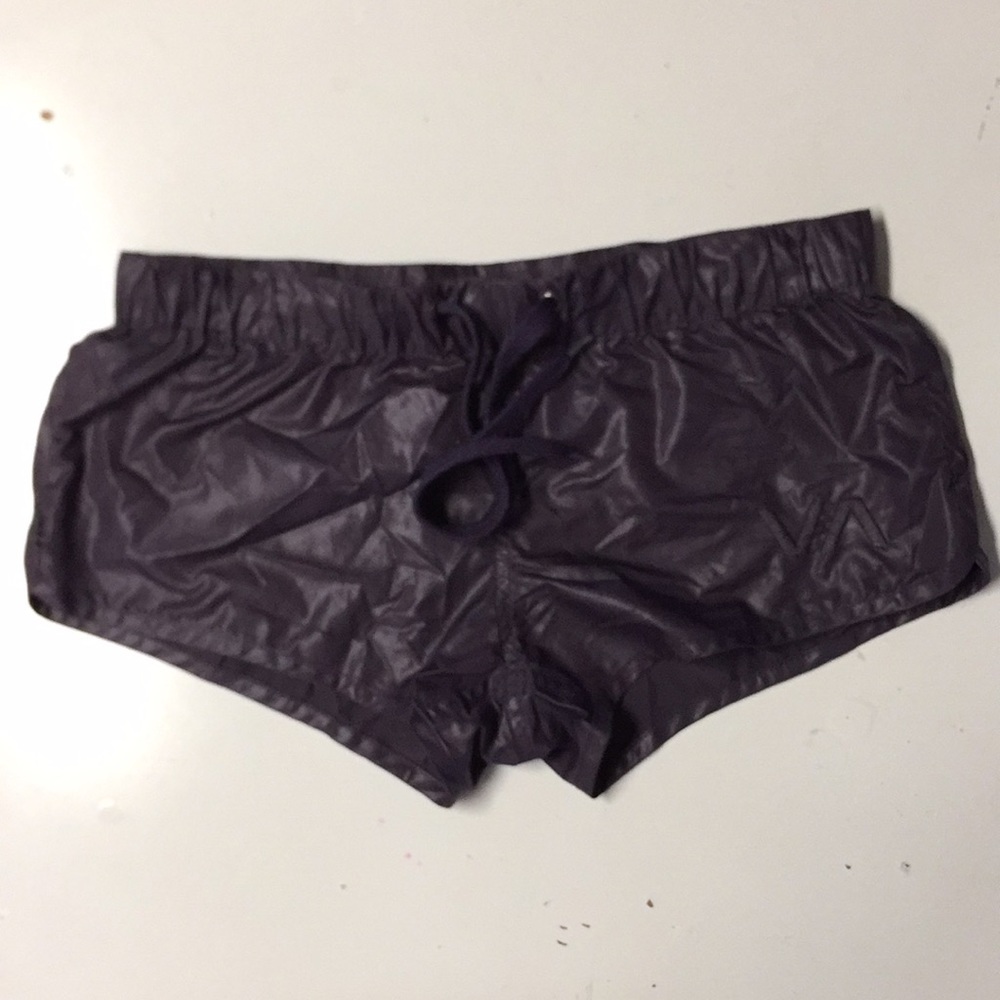 RVCA, athletic shorts, dark purple, small